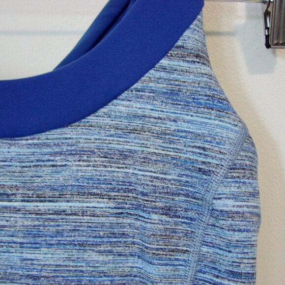 Lululemon Blue Enhearten Tank Yoga Crisscross Back Like New Size 8 - Picture 9 of 16